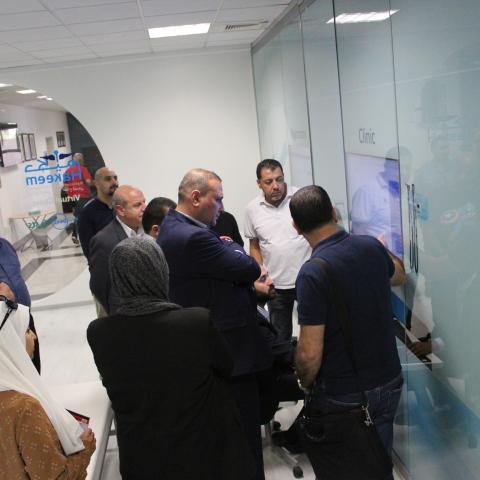 زيارة منظمة الصحة العالمية ووزارة الصحة