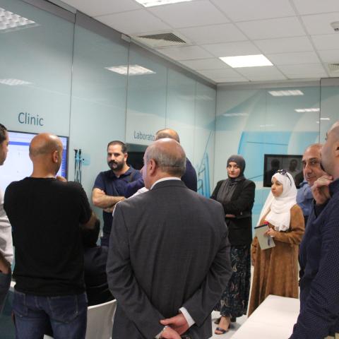 زيارة منظمة الصحة العالمية ووزارة الصحة
