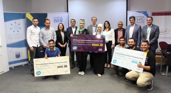 Winners of the 4th Hakeem Academy Annual Competition for Jordanian Universities announced